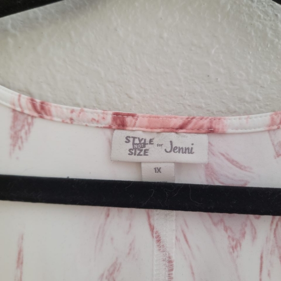 Jenni Long Sleeve Square Neck Bodysuit Size 1X - Picture 2 of 4